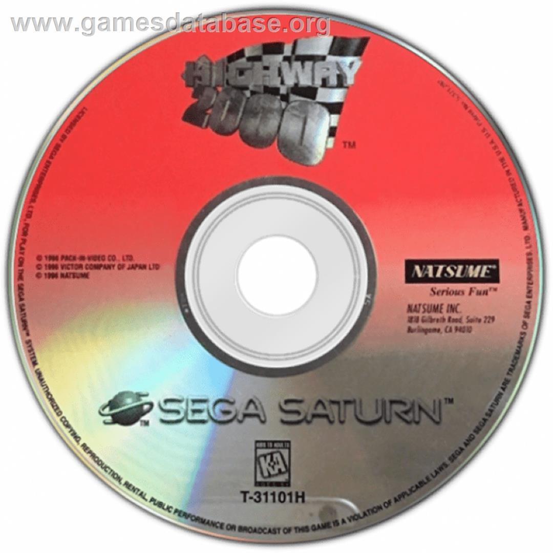 Highway 2000 - Sega Saturn - Artwork - Cartridge