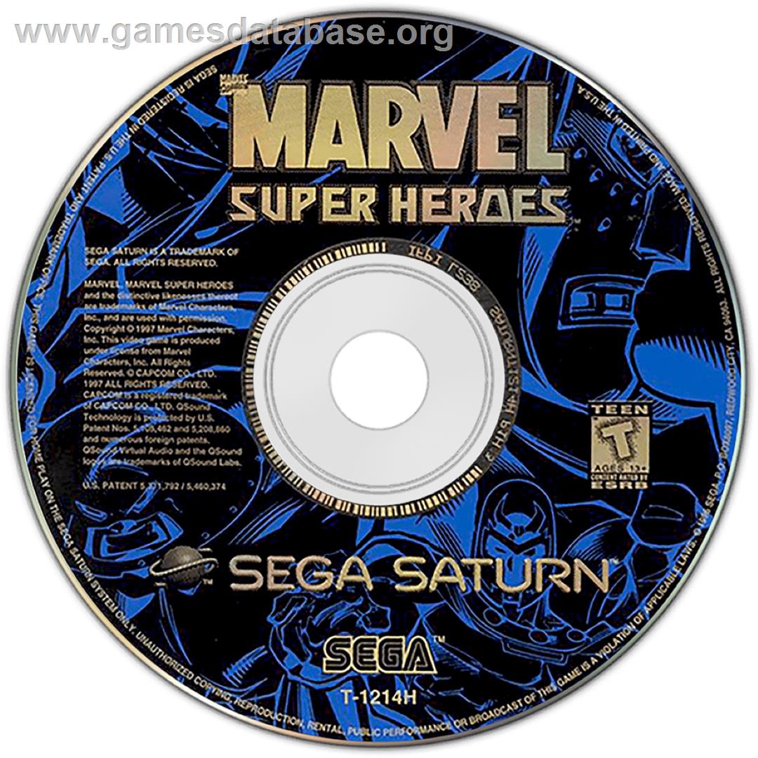 Marvel Super Heroes - Sega Saturn - Artwork - Cartridge