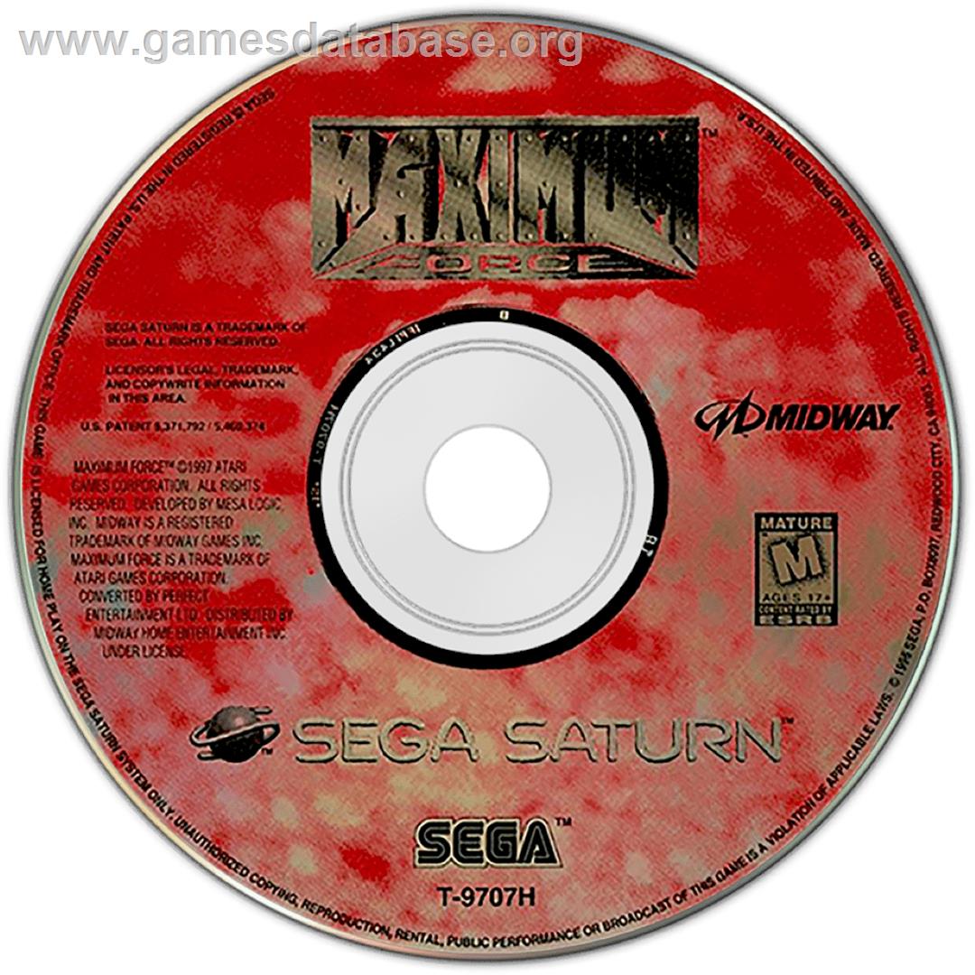 Maximum Force - Sega Saturn - Artwork - Cartridge