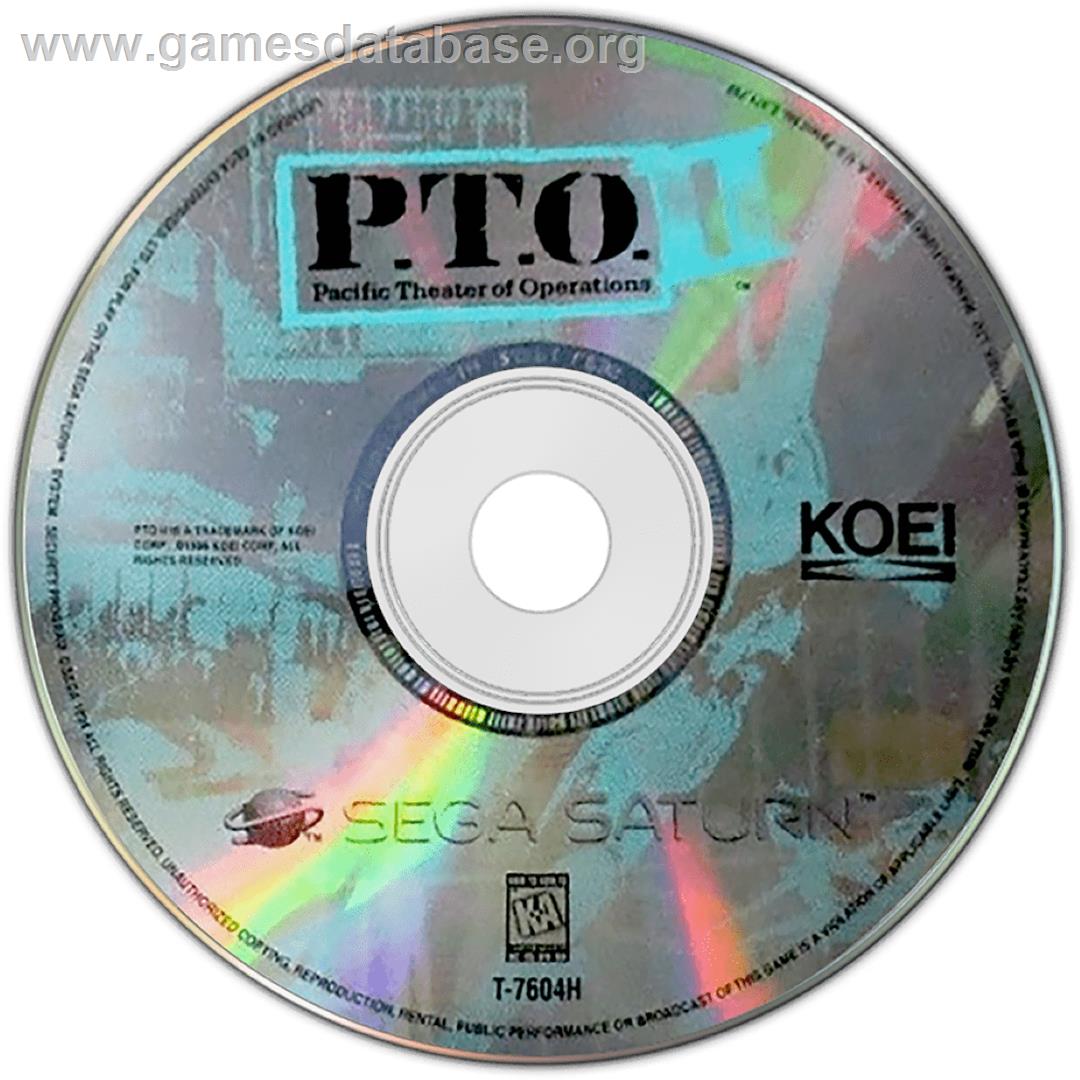 P.T.O.: Pacific Theater of Operations 2 - Sega Saturn - Artwork - Cartridge