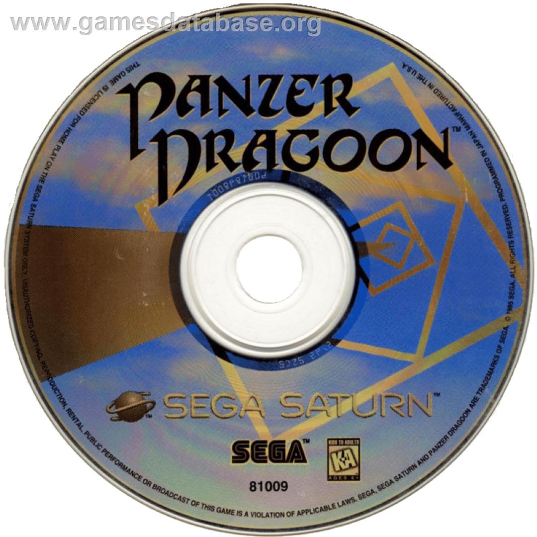 Panzer Dragoon - Sega Saturn - Artwork - Cartridge