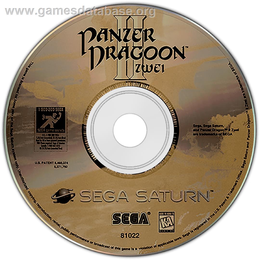 Panzer Dragoon II: Zwei - Sega Saturn - Artwork - Cartridge