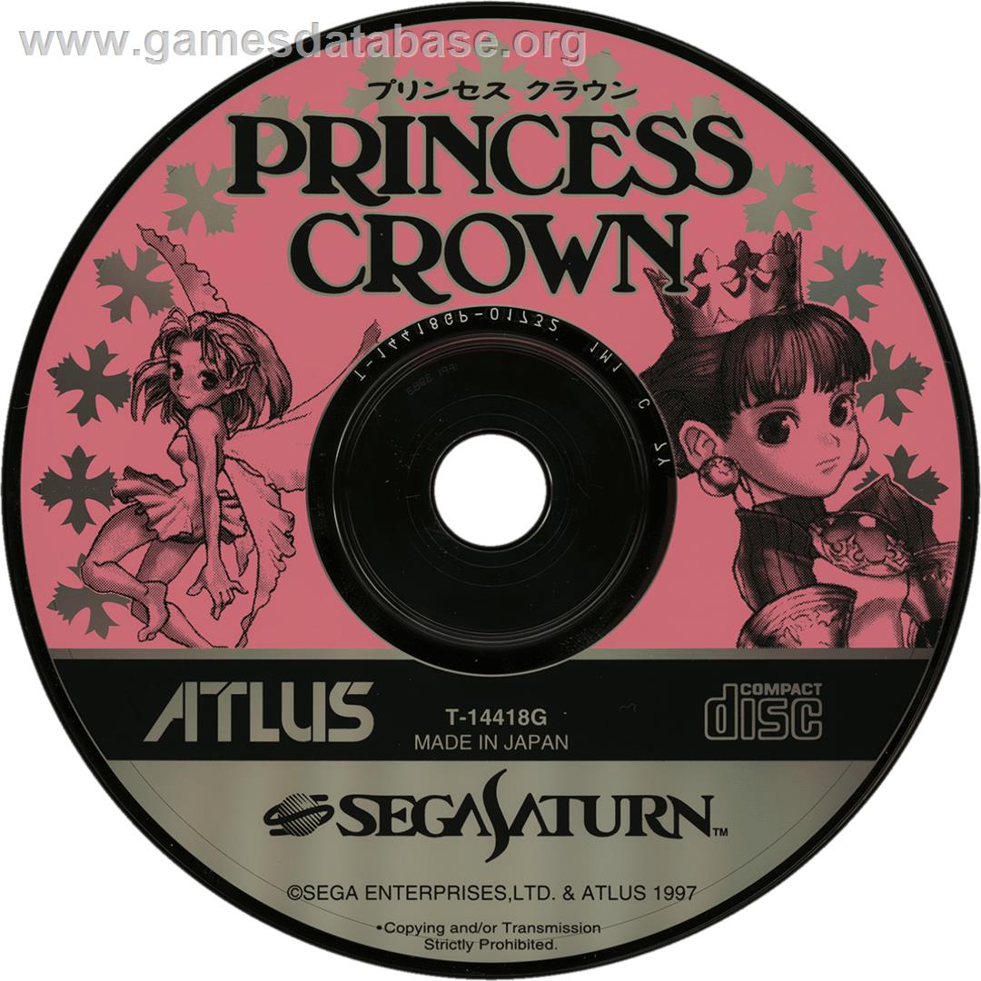 Princess Crown - Sega Saturn - Artwork - Cartridge