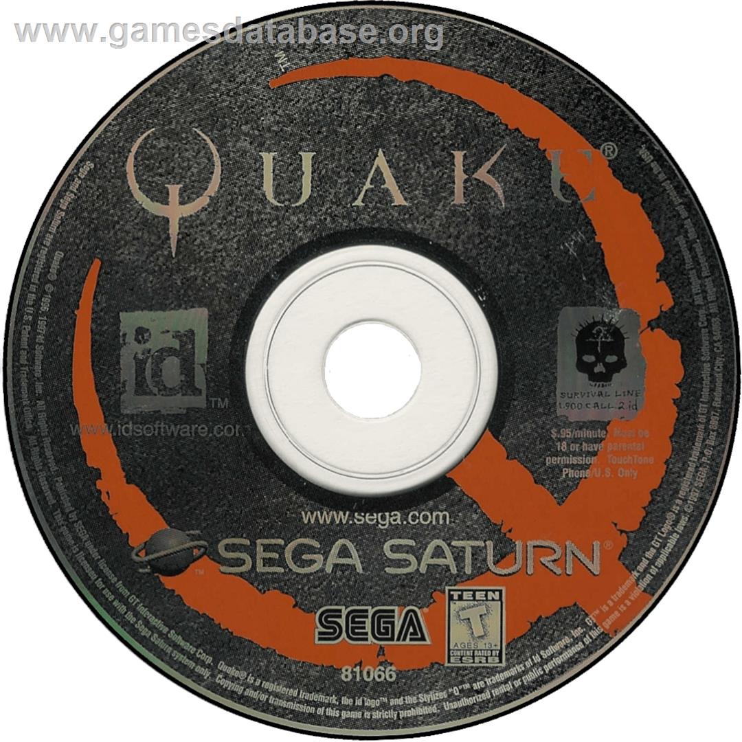 Quake - Sega Saturn - Artwork - Cartridge