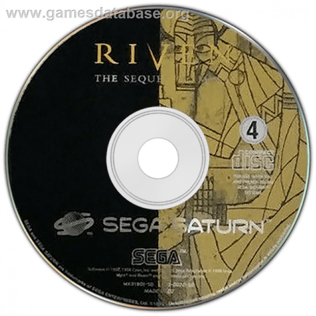 Riven - The Sequel to Myst - Sega Saturn - Artwork - Cartridge