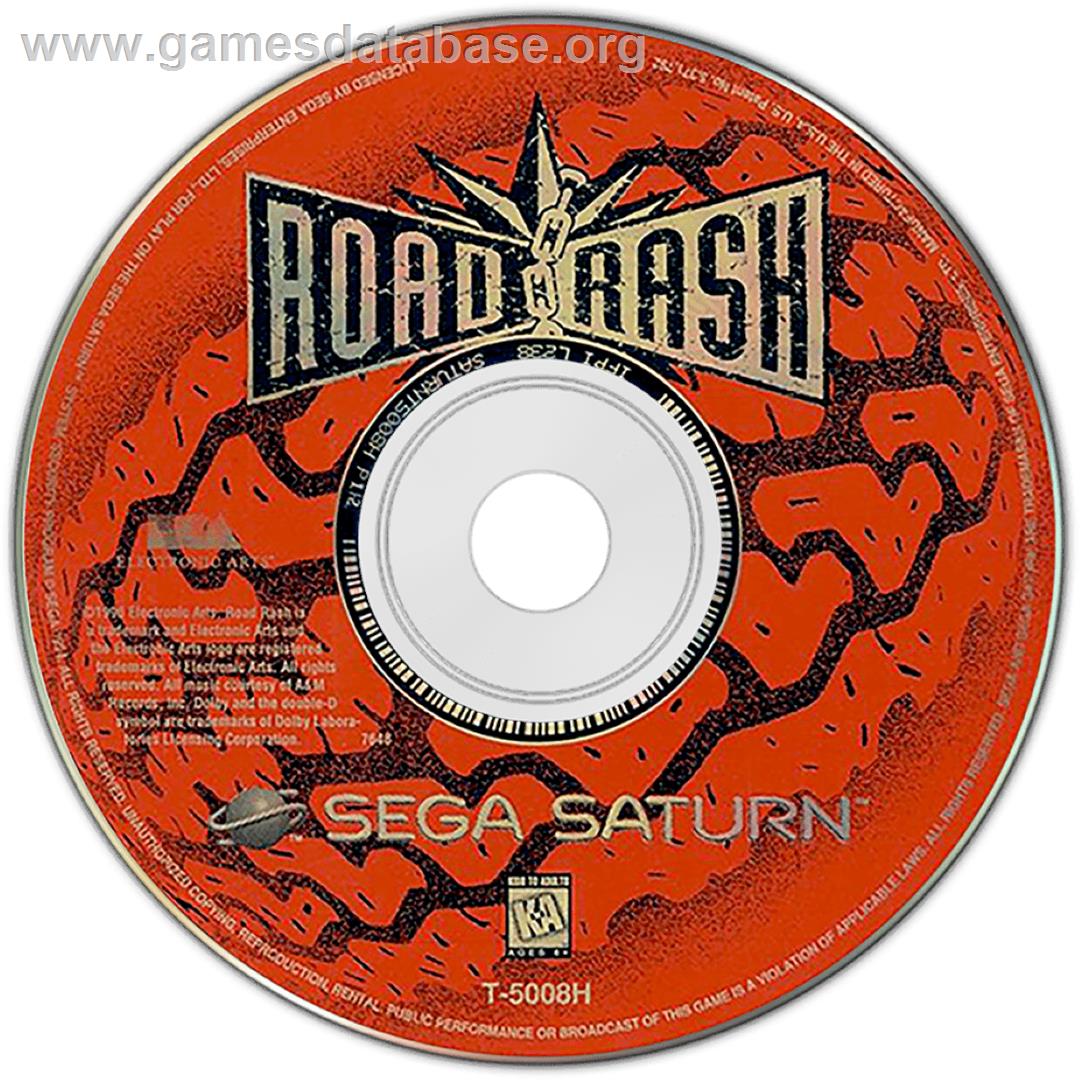 Road Rash - Sega Saturn - Artwork - Cartridge