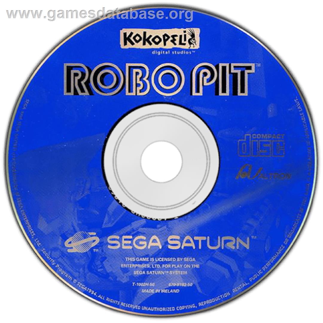 Robo Pit - Sega Saturn - Artwork - Cartridge