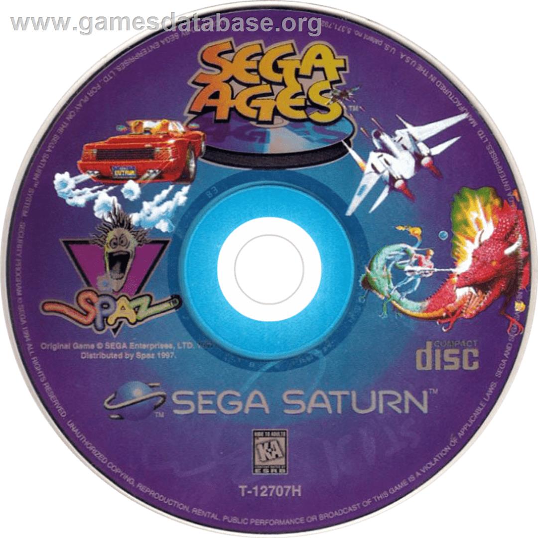SEGA AGES: Volume 1 - Sega Saturn - Artwork - Cartridge