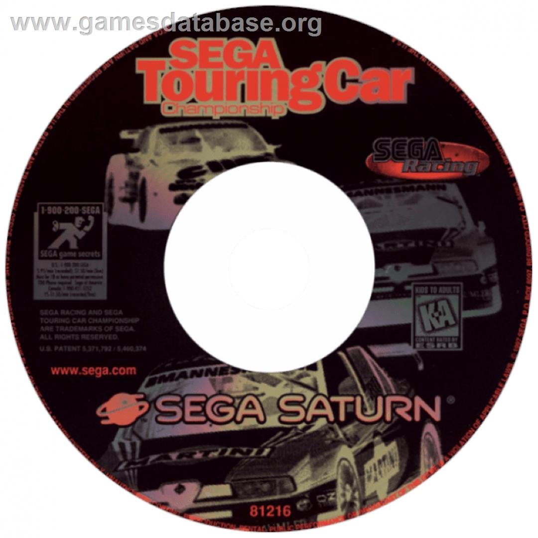 Sega Touring Car Championship - Sega Saturn - Artwork - Cartridge