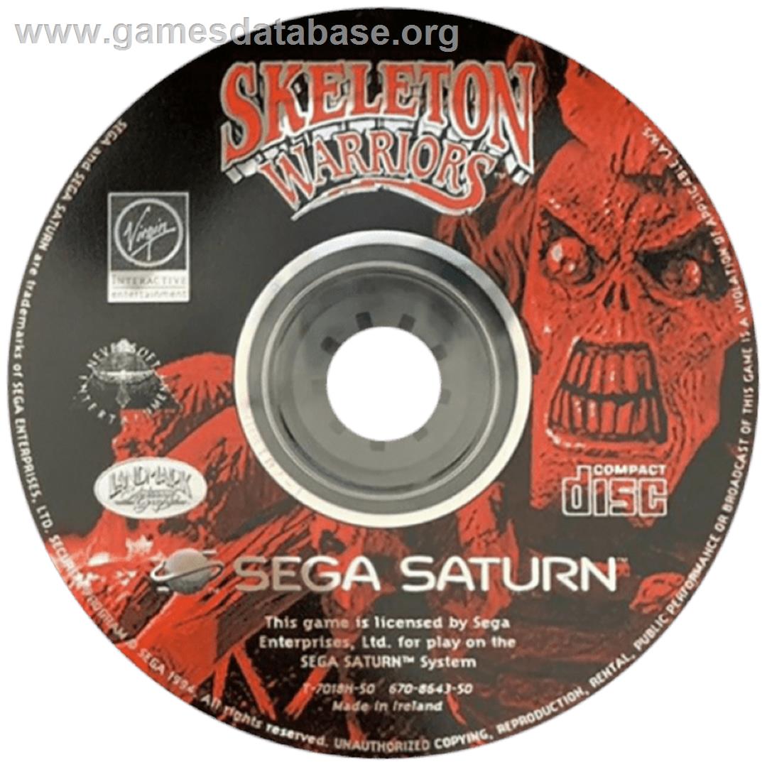 Skeleton Warriors - Sega Saturn - Artwork - Cartridge
