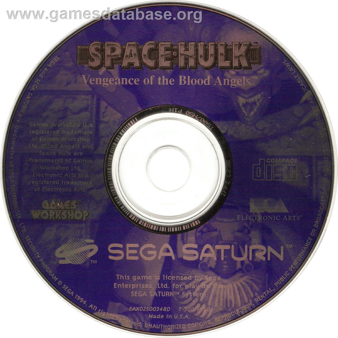 Space Hulk: Vengeance of the Blood Angels - Sega Saturn - Artwork - Cartridge
