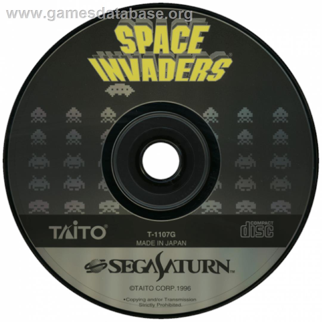 Space Invaders - Sega Saturn - Artwork - Cartridge