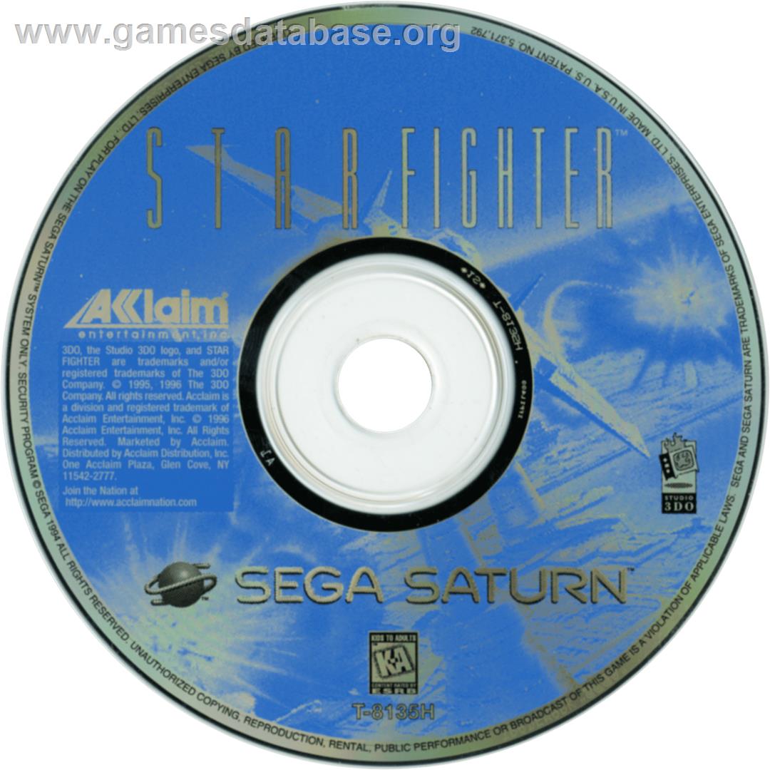 Star Fighter 3000 - Sega Saturn - Artwork - Cartridge