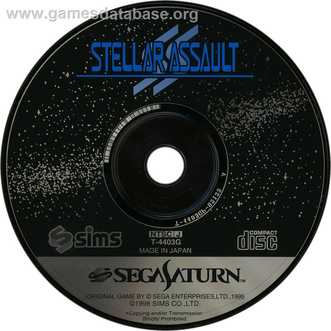 Stellar Assault Ss - Sega Saturn - Artwork - Cartridge