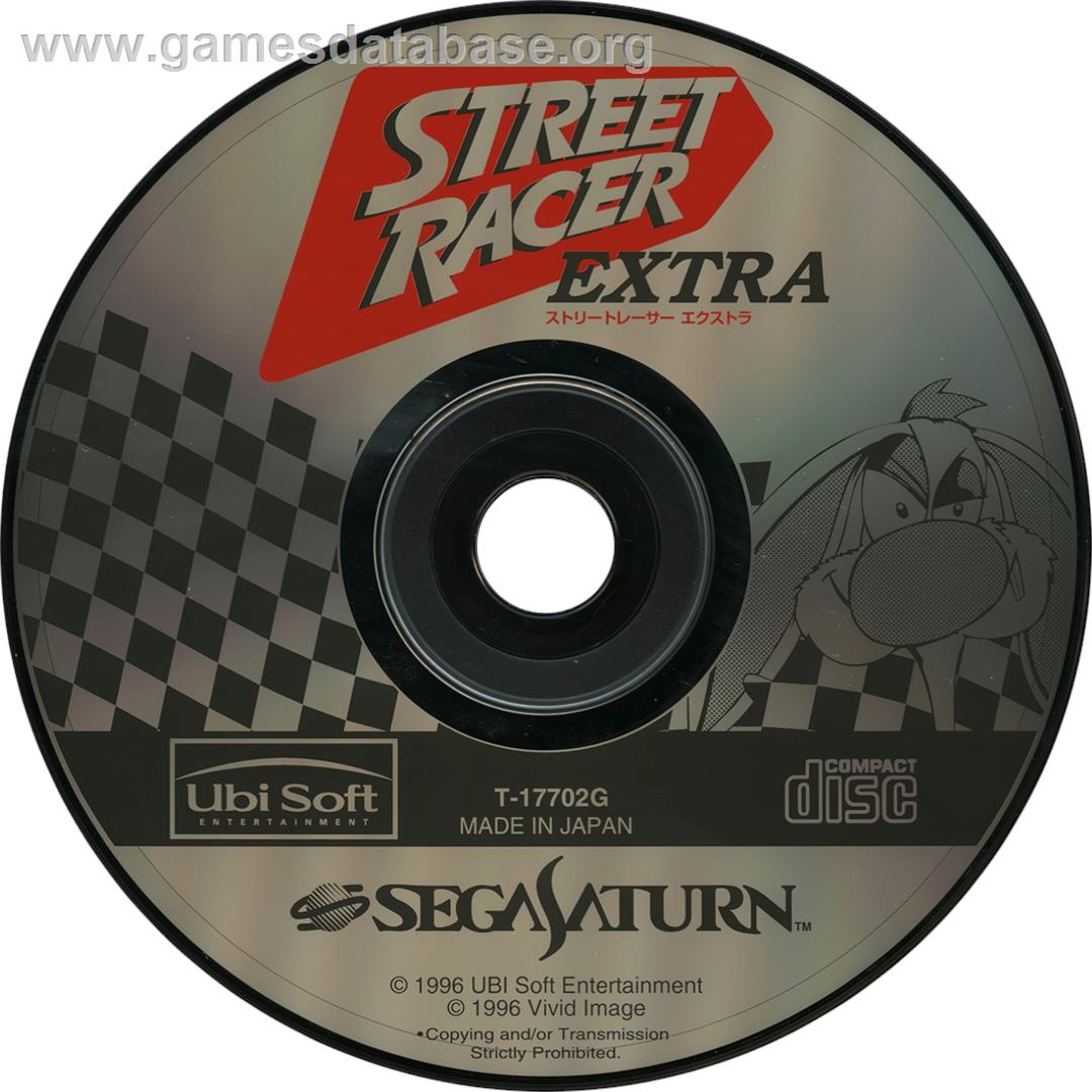 Street Racer - Sega Saturn - Artwork - Cartridge