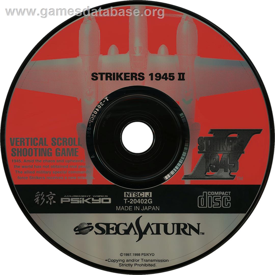 Strikers 1945 2 - Sega Saturn - Artwork - Cartridge