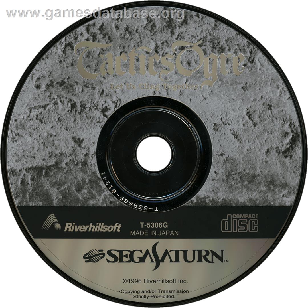 Tactics Ogre - Sega Saturn - Artwork - Cartridge