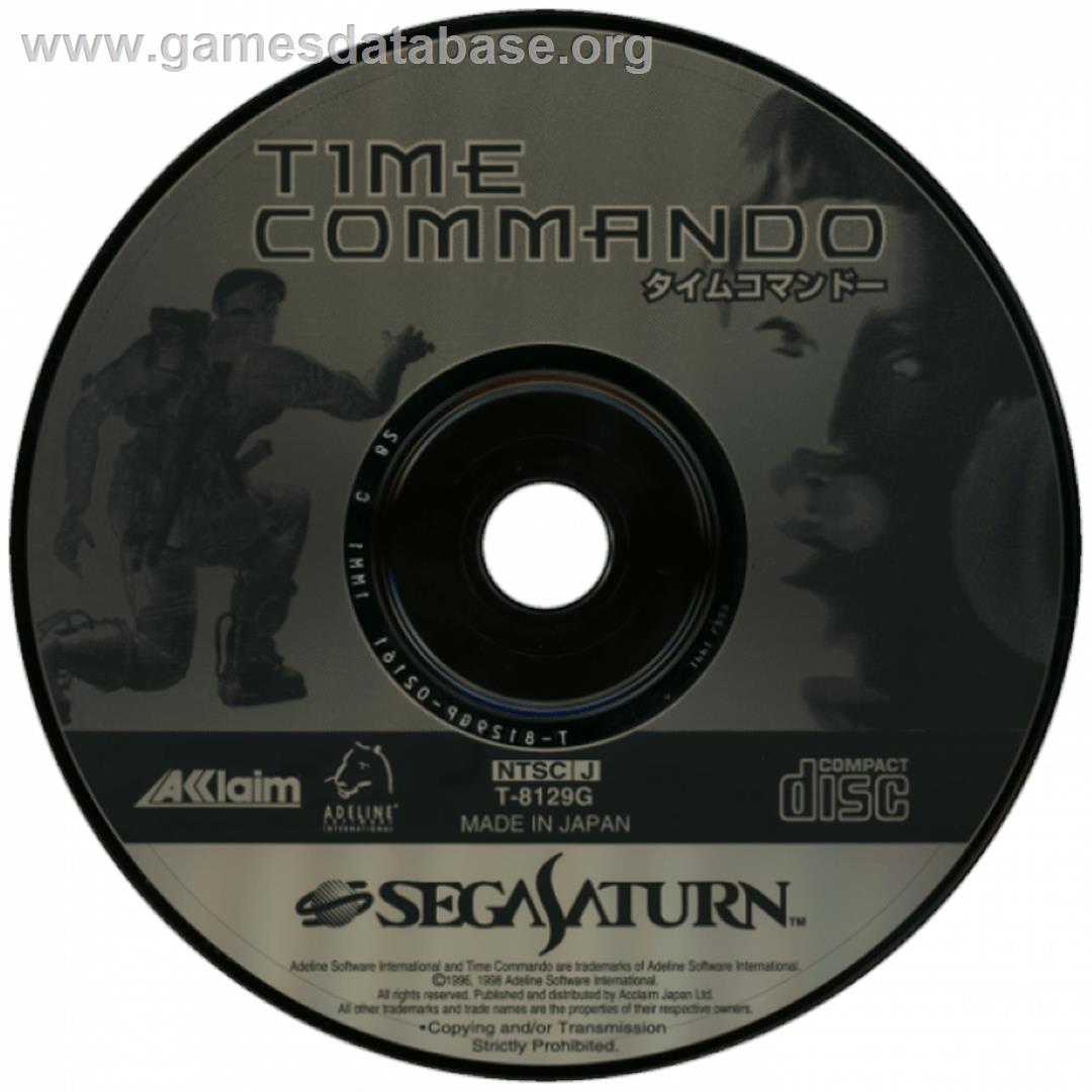 Time Commando - Sega Saturn - Artwork - Cartridge