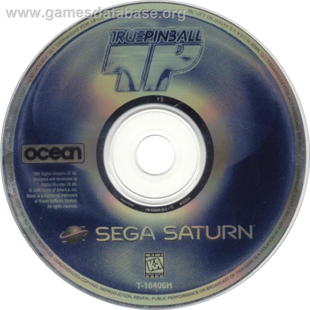 True Pinball - Sega Saturn - Artwork - Cartridge