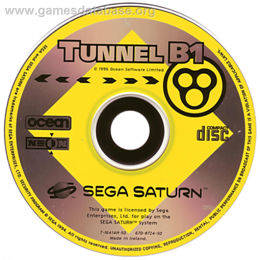 Tunnel B1 - Sega Saturn - Artwork - Cartridge