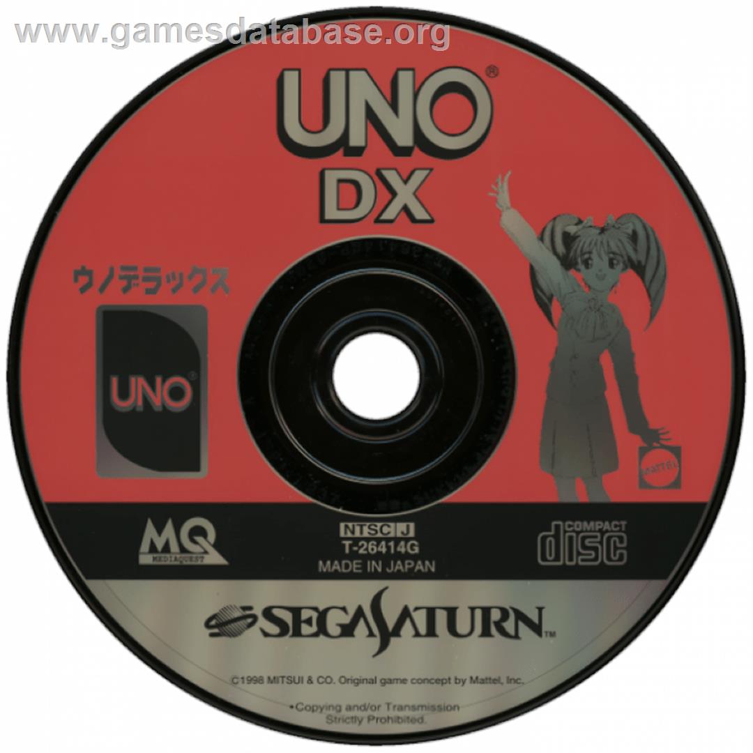 Uno DX - Sega Saturn - Artwork - Cartridge