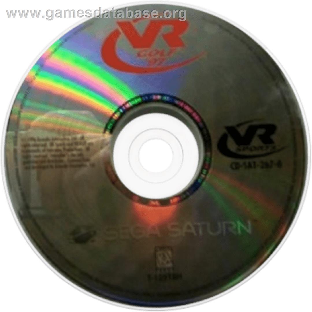 VR Golf '97 - Sega Saturn - Artwork - Cartridge