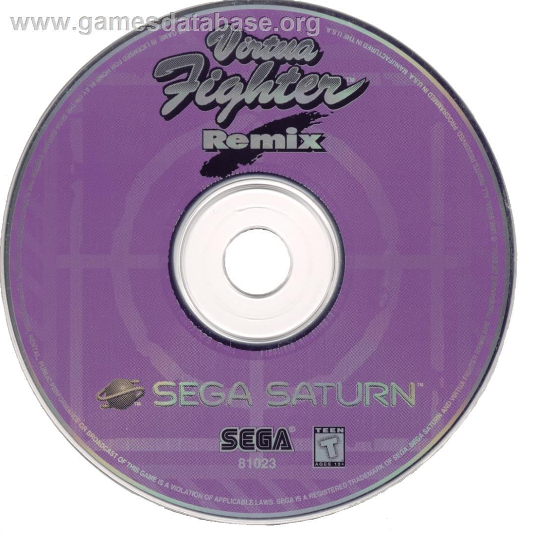 Virtua Fighter Remix - Sega Saturn - Artwork - Cartridge