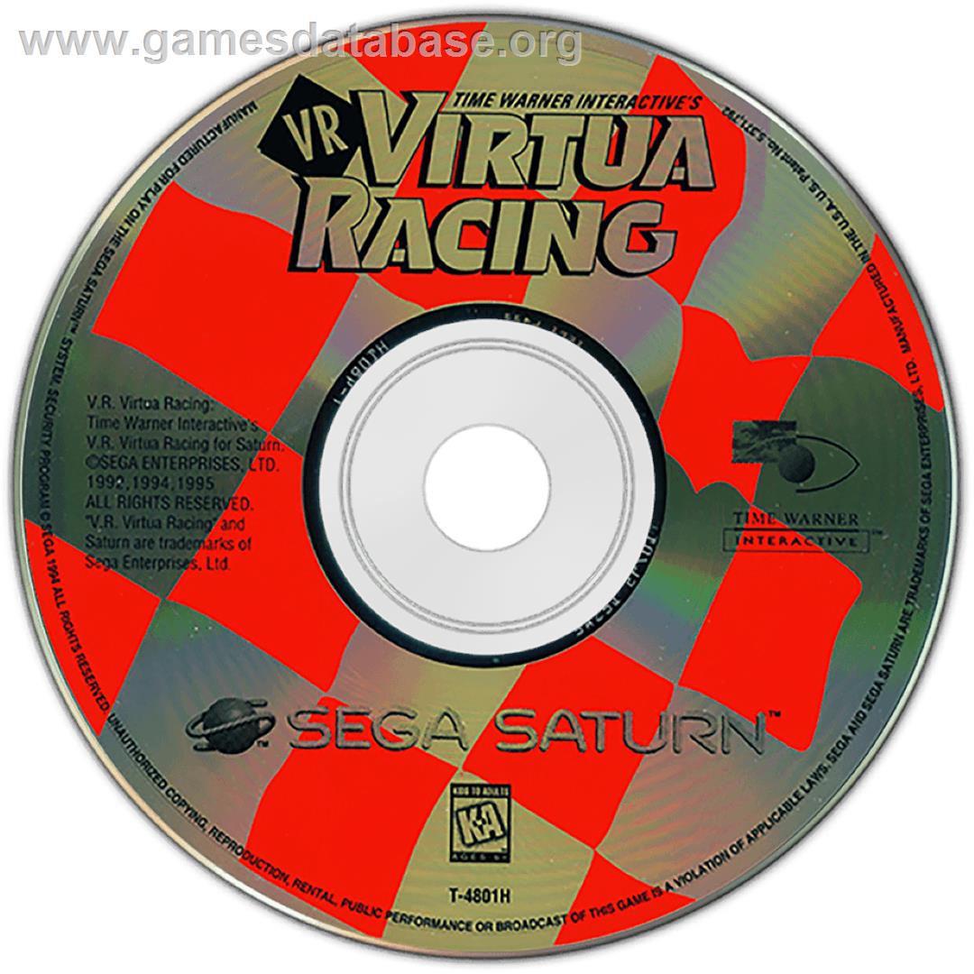 Virtua Racing - Sega Saturn - Artwork - Cartridge
