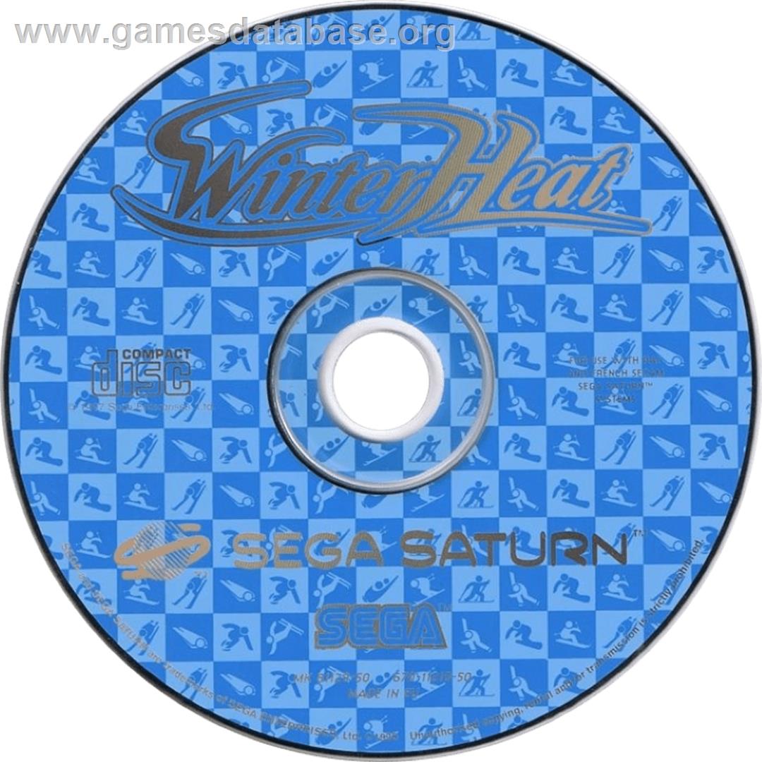 Winter Heat - Sega Saturn - Artwork - Cartridge
