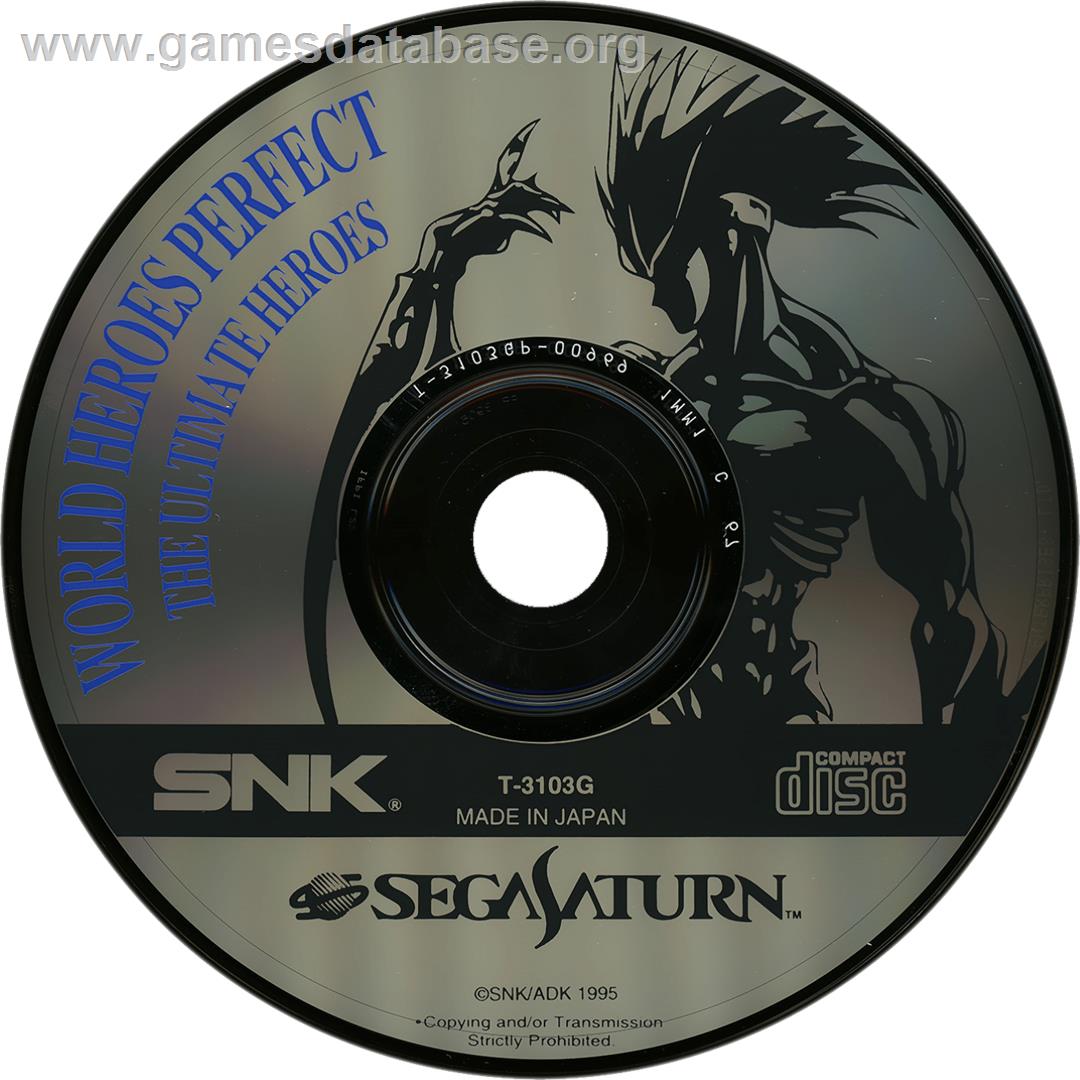 World Heroes Perfect - Sega Saturn - Artwork - Cartridge