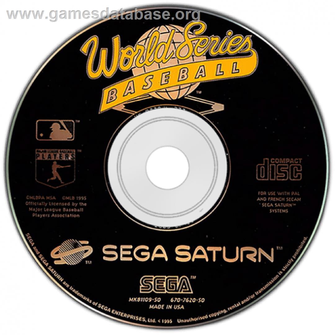 World Series Baseball - Sega Saturn - Artwork - Cartridge