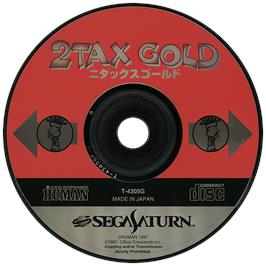 Artwork on the Disc for 2Tax Gold on the Sega Saturn.