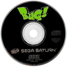 Artwork on the Disc for Bug on the Sega Saturn.