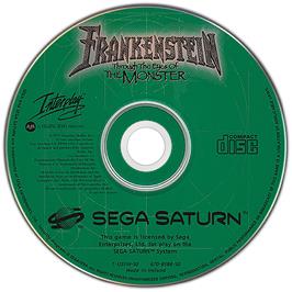 Artwork on the Disc for Frankenstein: Through the Eyes of the Monster on the Sega Saturn.