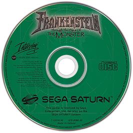 Artwork on the Disc for Frankenstein: Through the Eyes of the Monster on the Sega Saturn.