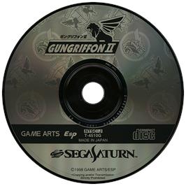 Artwork on the Disc for Gungriffon II on the Sega Saturn.