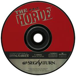 Artwork on the Disc for Horde on the Sega Saturn.