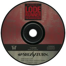 Artwork on the Disc for Lode Runner: The Legend Returns on the Sega Saturn.