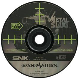 Artwork on the Disc for Metal Slug - Super Vehicle-001 on the Sega Saturn.
