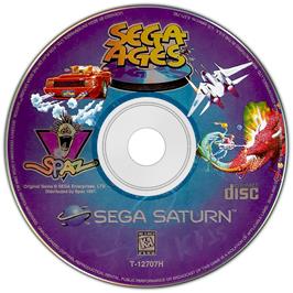 Artwork on the Disc for SEGA AGES: Volume 1 on the Sega Saturn.