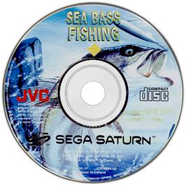 Artwork on the Disc for Sea Bass Fishing on the Sega Saturn.