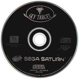 Artwork on the Disc for Sky Target on the Sega Saturn.