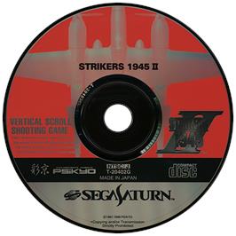 Artwork on the Disc for Strikers 1945 II on the Sega Saturn.