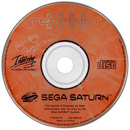 Artwork on the Disc for Tempest 2000 on the Sega Saturn.