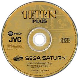 Artwork on the Disc for Tetris Plus on the Sega Saturn.