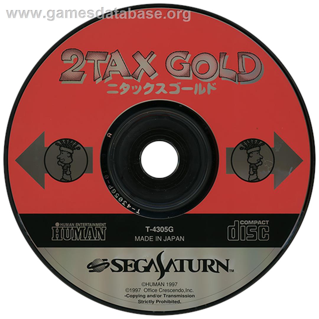 2Tax Gold - Sega Saturn - Artwork - Disc
