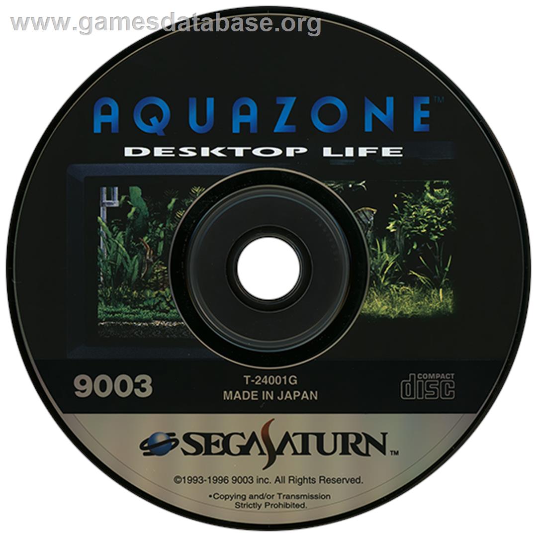 Aquazone: Desktop Life - Sega Saturn - Artwork - Disc