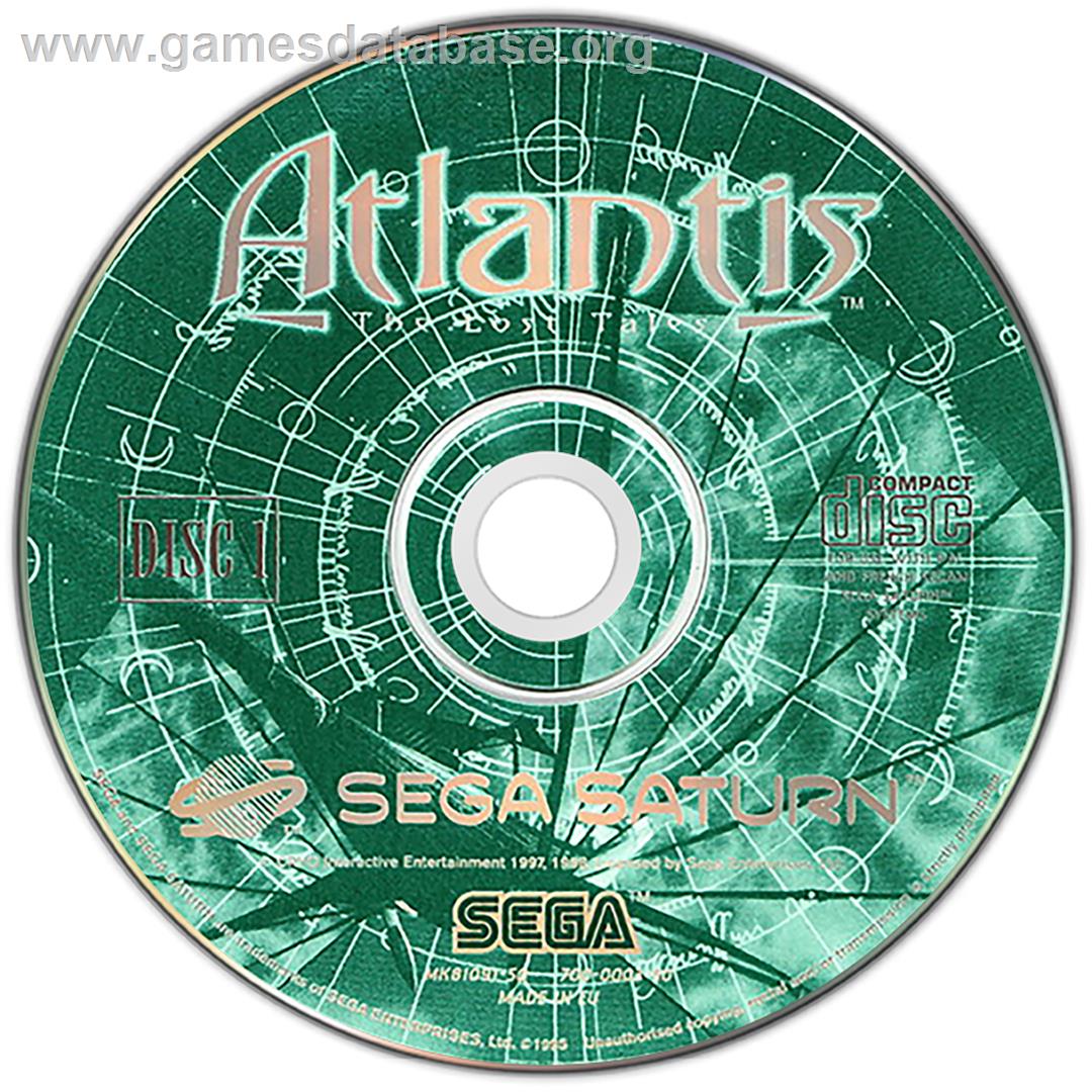 Atlantis: The Lost Tales - Sega Saturn - Artwork - Disc