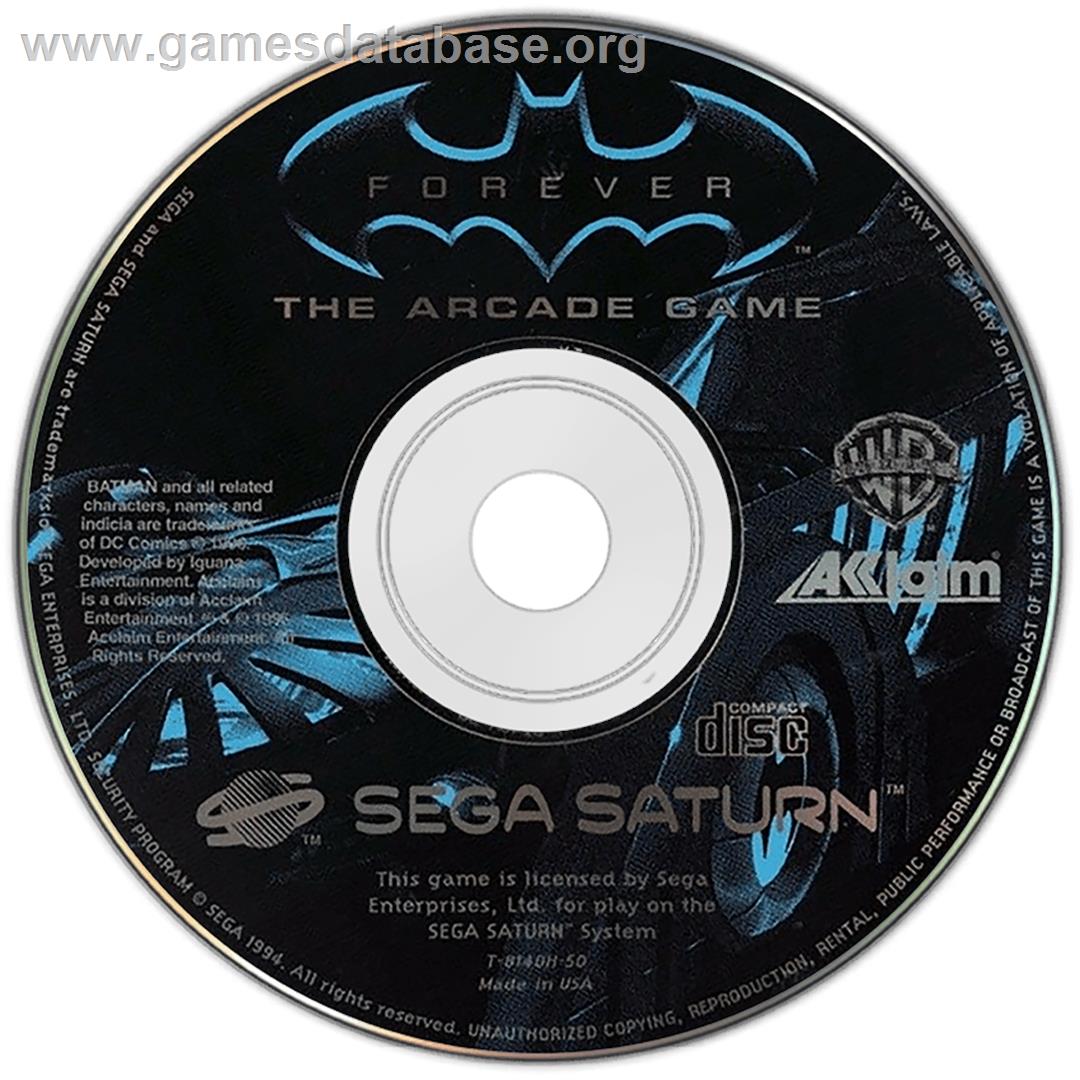 Batman Forever - Sega Saturn - Artwork - Disc