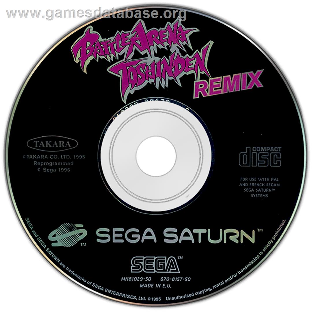 Battle Arena Toshinden Remix - Sega Saturn - Artwork - Disc